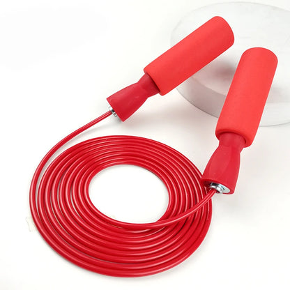 2.8M Professional Bearing Steel Wire Jump Rope Adult Fitness Fat Burning Jump Rope Sports Competition Jump Rope Non-Slip Sponge