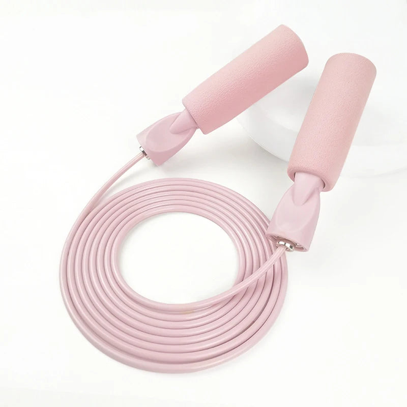 2.8M Professional Bearing Steel Wire Jump Rope Adult Fitness Fat Burning Jump Rope Sports Competition Jump Rope Non-Slip Sponge