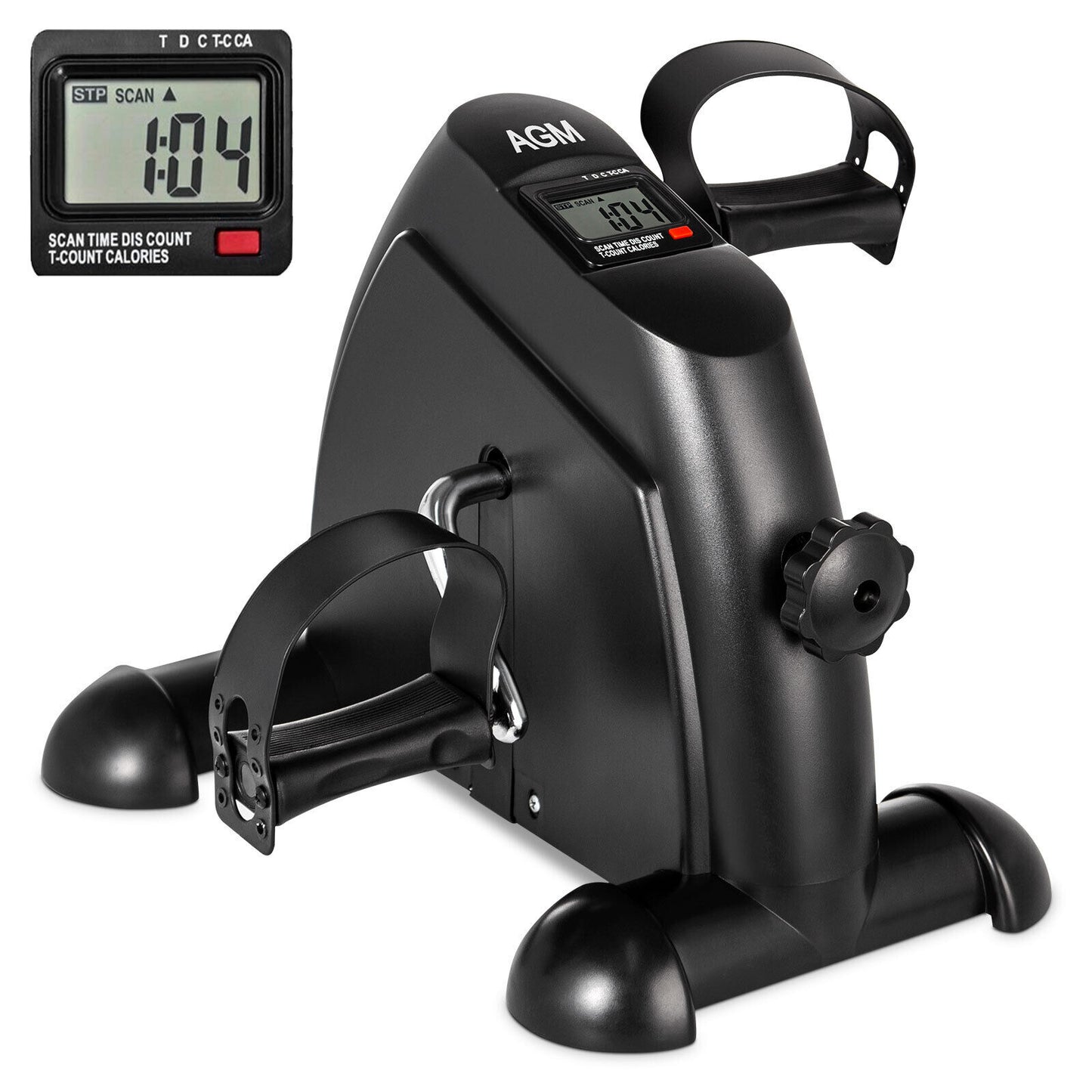 Mini Fitnessbike Pedaltrainer Heimtrainer LCD Armtrainer Und Beintrainer AGM