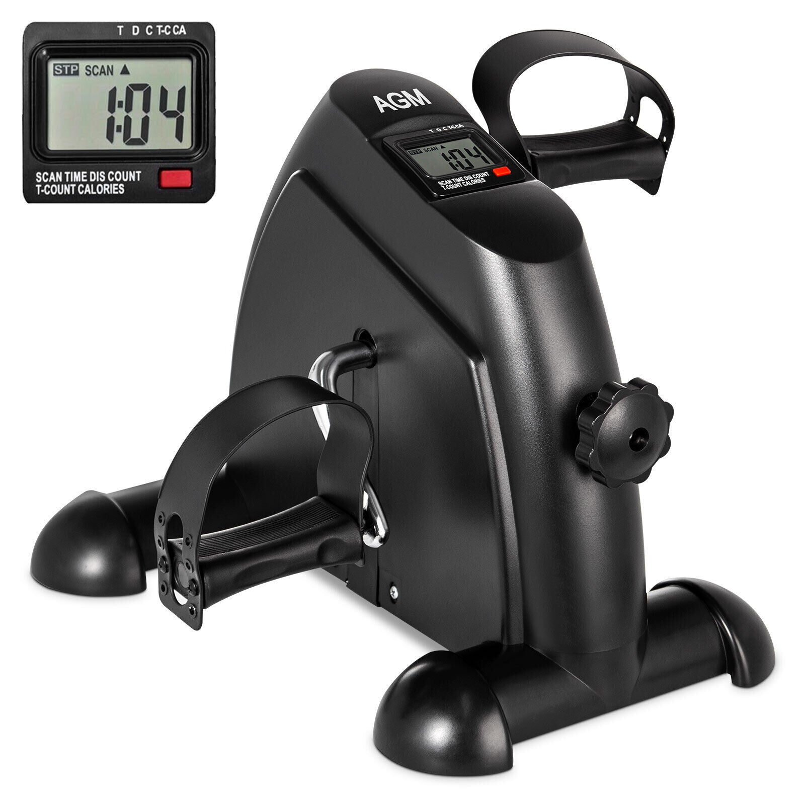 Mini Fitnessbike Pedaltrainer Heimtrainer LCD Armtrainer Und Beintrainer AGM