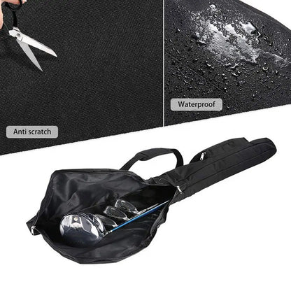 Golf Sunday Bag Golf Club Bag Mini Golf Bag Training Practice Golf Bag Travel Case Foldable Golf Bags for Men Women