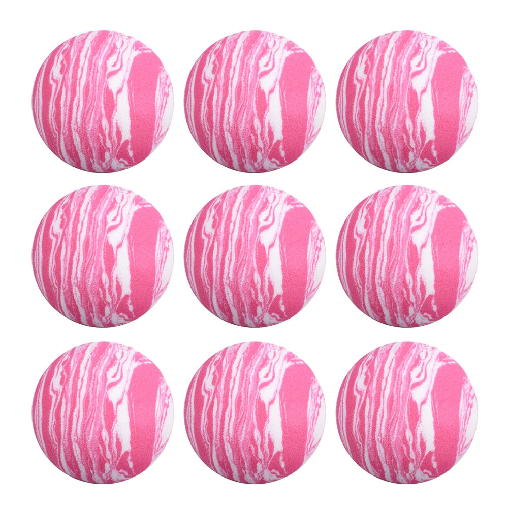 12Pcs/Bag Golf Balls 42Mm Diameter Sports Balls Rainbow Foam Practice Golf Balls for Indoor or Outdoor Golf Training Balls New