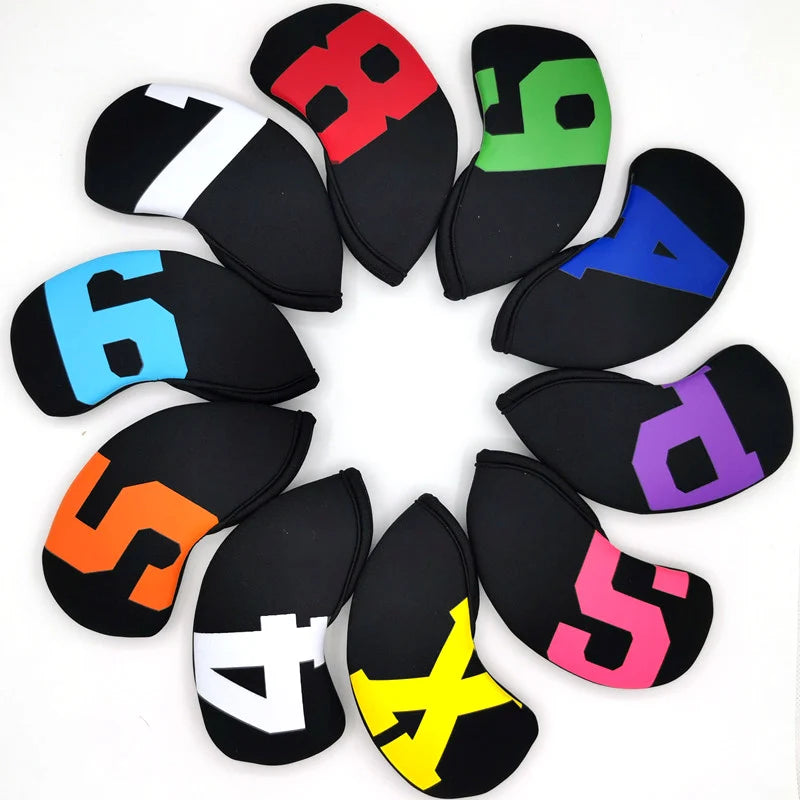 Waterproof Neoprene Golf Club Iron Cover Golf Iron Head Covers Golf Club Iron Headovers Golf Equipment