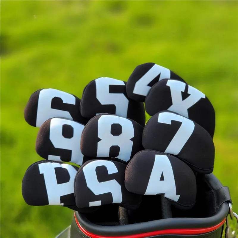 Waterproof Neoprene Golf Club Iron Cover Golf Iron Head Covers Golf Club Iron Headovers Golf Equipment