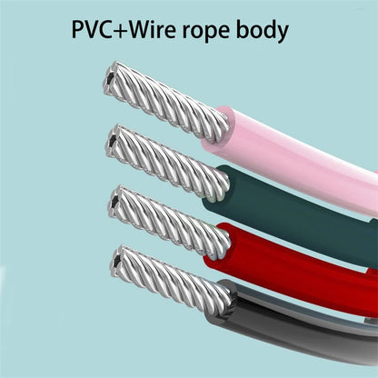 2.8M Professional Bearing Steel Wire Jump Rope Adult Fitness Fat Burning Jump Rope Sports Competition Jump Rope Non-Slip Sponge