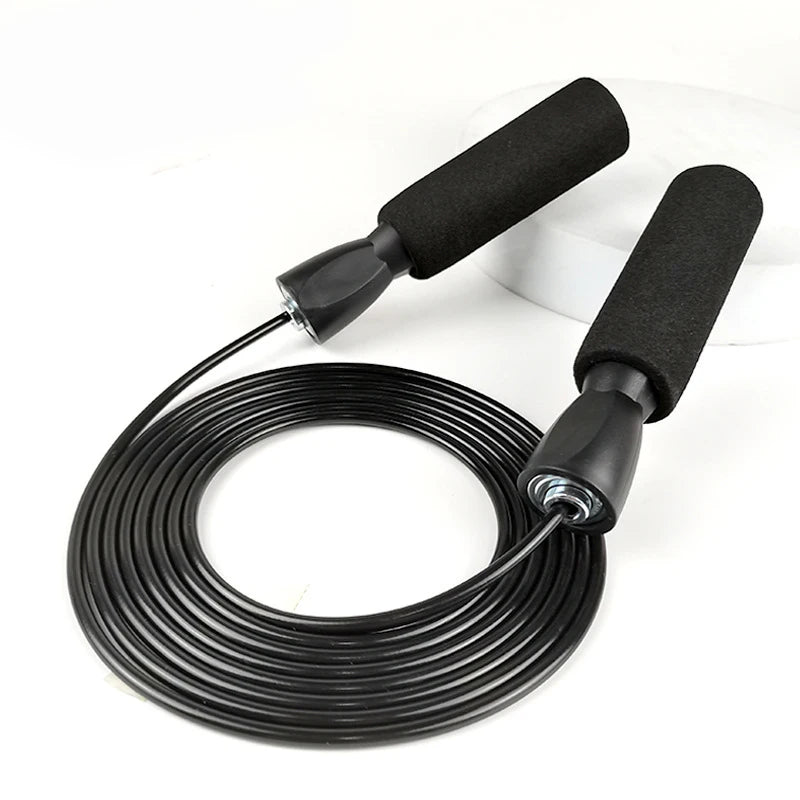 2.8M Professional Bearing Steel Wire Jump Rope Adult Fitness Fat Burning Jump Rope Sports Competition Jump Rope Non-Slip Sponge